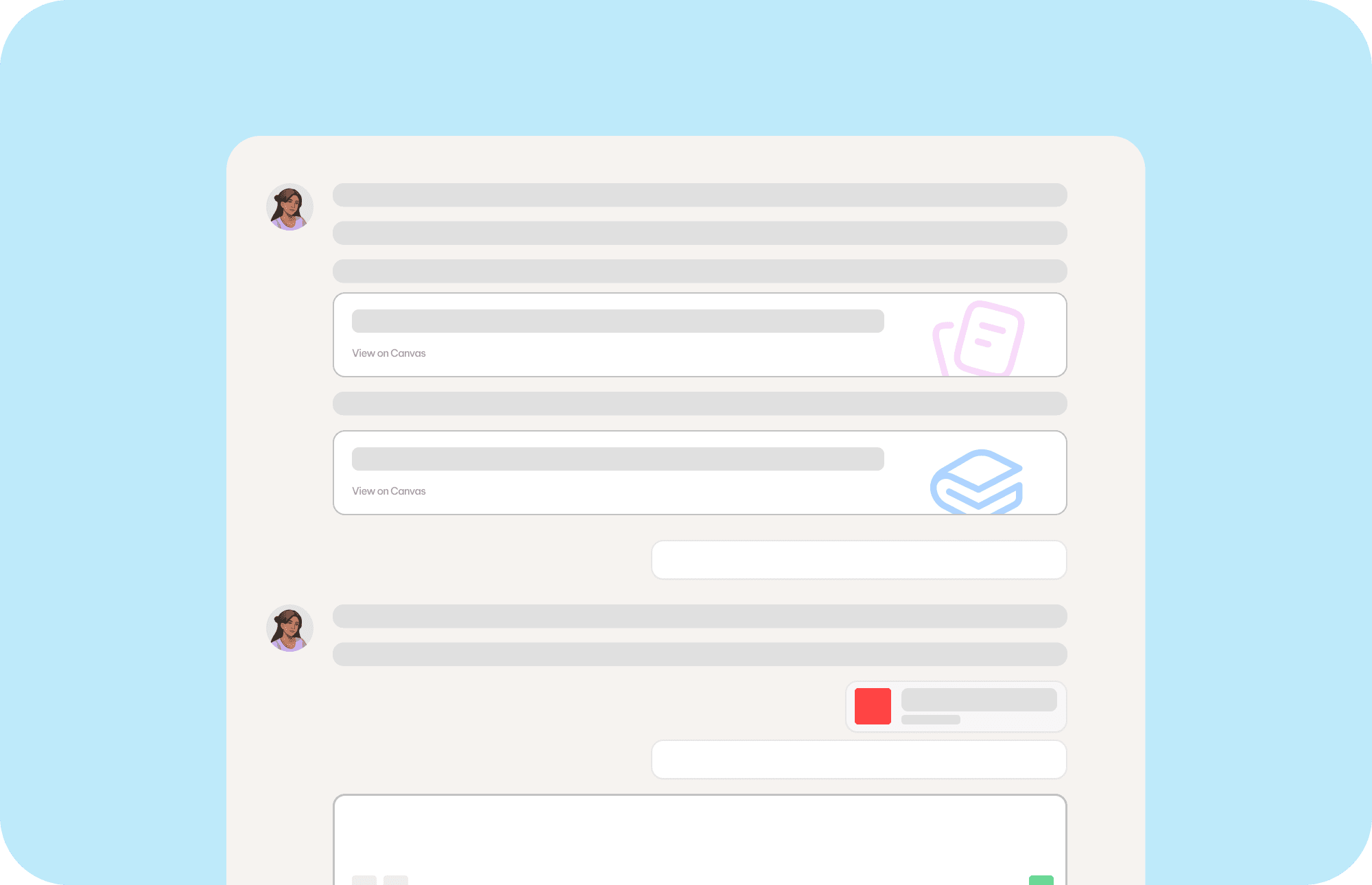 Student profile view