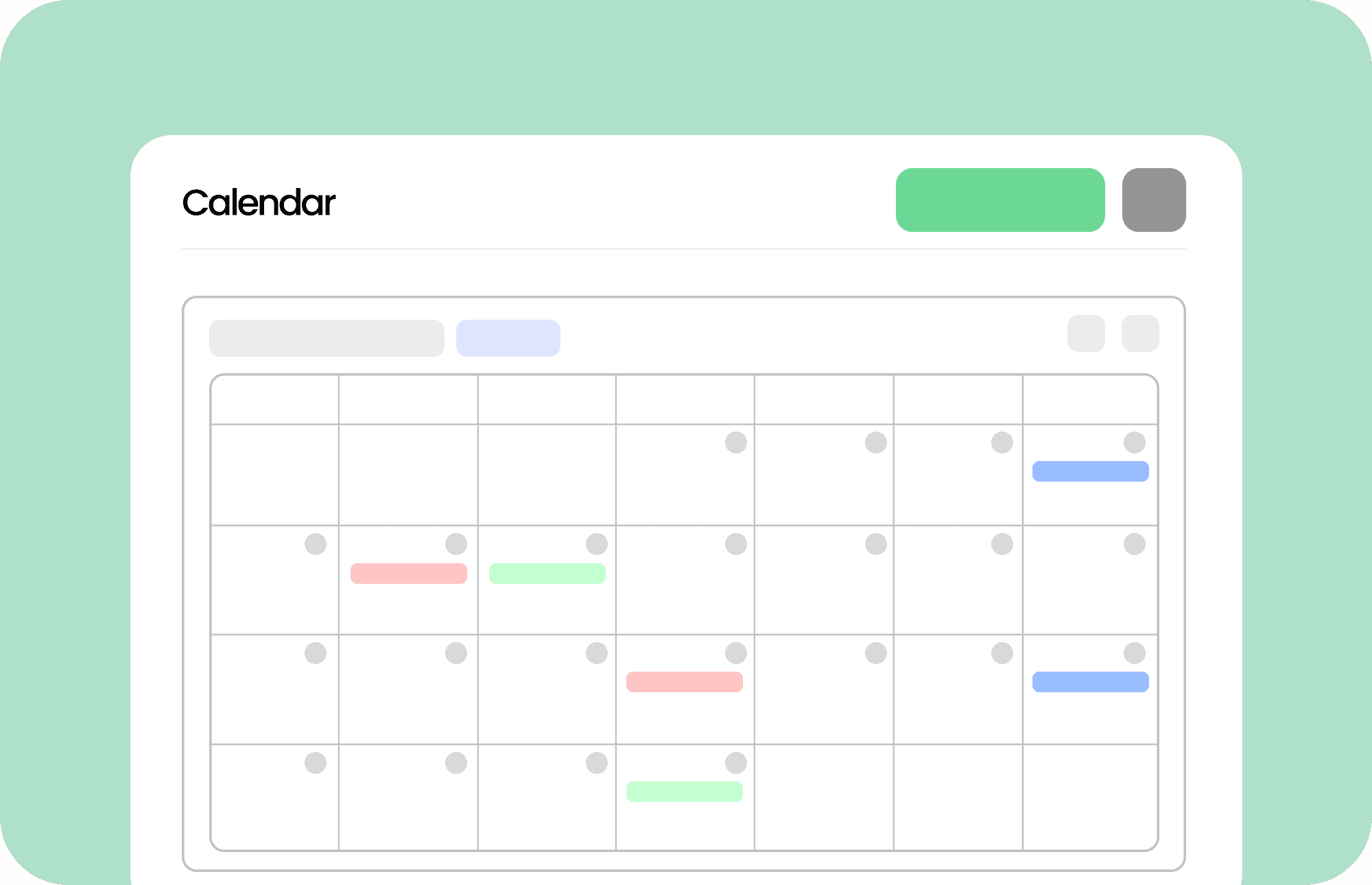 Teacher assignment calendar